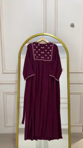 Dress bordir model terbaru 😍❤️ #dress #dressbordir #fyp #fyppppppppppppppppppppppp 