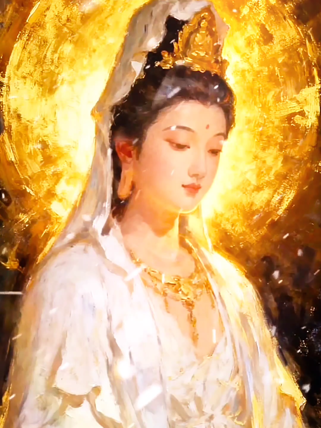 TÁN THÁN ĐỨC PHẬT QUÁN THẾ ÂM Con thành kính trước danh Người bất tận Quán Thế Âm con dâng mãi khúc ca Xưng tán Người ôi công hạnh nguy nga Như hoàn vũ như trời mây rộng lớn. Con thành kính trước trái tim vĩ đại  Thần oai Người cứu độ khắp chúng sinh  Trong huy hoàng đại định cõi tâm linh Người ứng hiện hóa thân nghìn muôn cõi. Con thành kính trước nguyện thề ấm áp Người phát lên chấn động đến vô biên  Quyết âm thầm dẫn lối kẻ lụy phiền Về nương tựa bóng Phật hiền cao cả. Con quỳ xuống dâng Người niềm thổn thức Lòng biết ơn như chất ngất thiết tha Vì hiểu Người là đồng đẳng chẳng xa Với Chư Phật trong huyền không Vô Ngã. Con quỳ xuống kính yêu và tán thán Tạ ơn Người đã đến với trần gian  Mật hạnh Người còn lưu dấu thênh thang Để bất diệt thành ánh dương chói lọi. Con quỳ xuống xin phép màu tỏ rọi Đến muôn loài trong mạch chảy tử sinh Cầu chúng sinh thoát khỏi những tội tình Lạy danh Mẹ xin ân tình cứu độ.