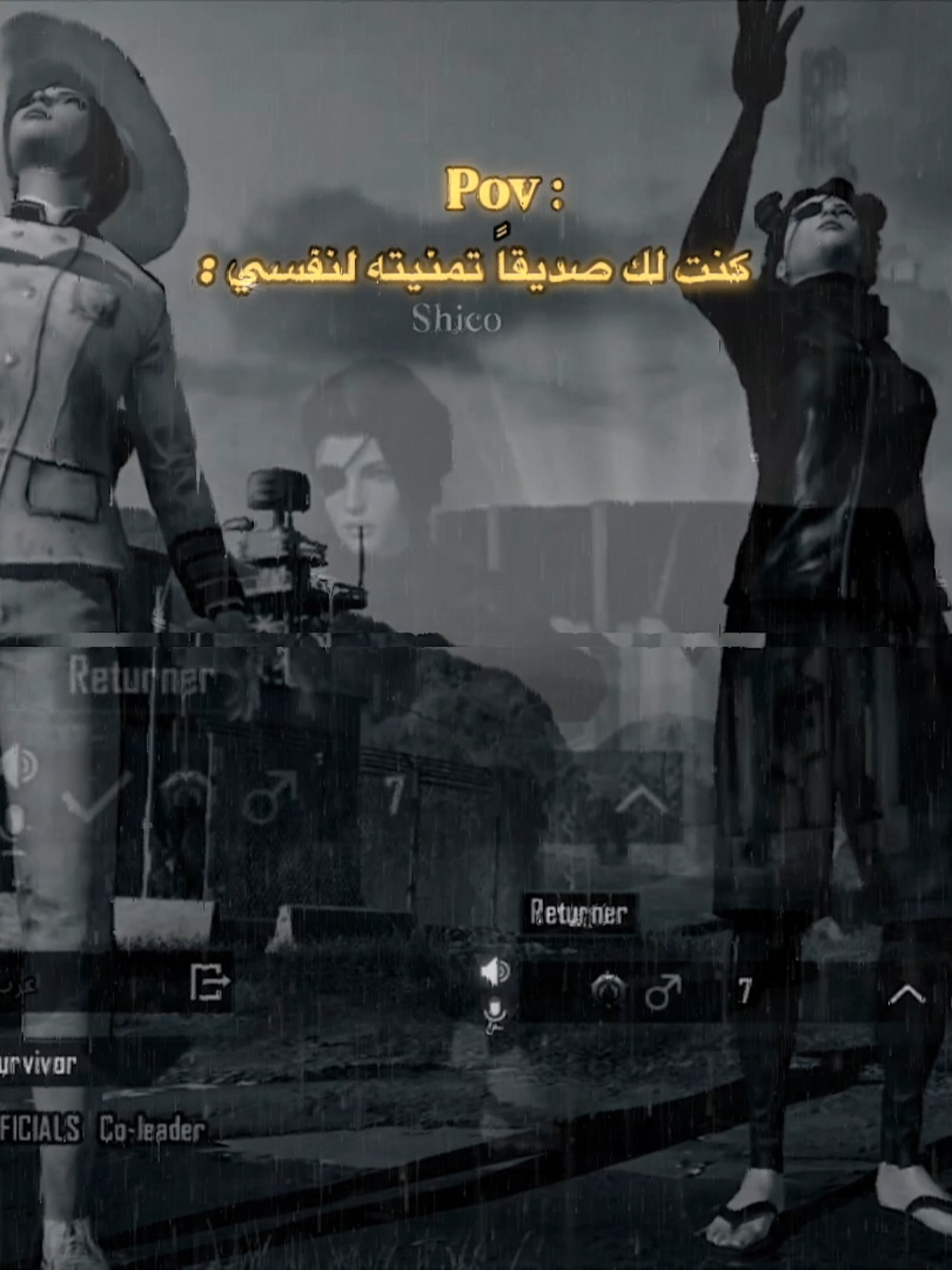 I was a friend to you that I wished I had.🎵🎶.! . . . . . #Sh1co #fyppppppppppppppppppppppp #explore #pov #pubgmobile 