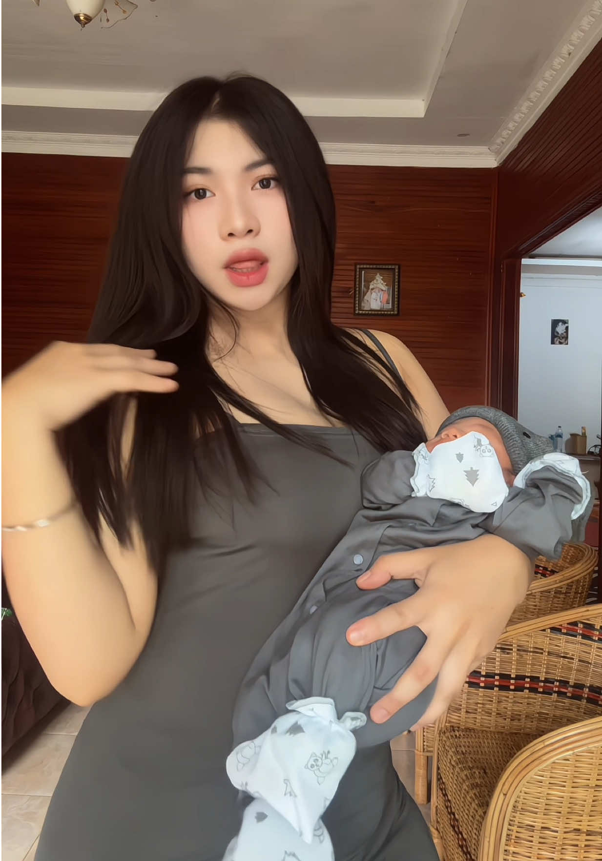 Mina with nareen🤍#fyp #mamudcantik #yunina #masyallahtabarakallah #minanyanareen 