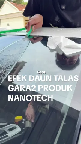 Cara ngasih efek daun talas ke kaca mobil