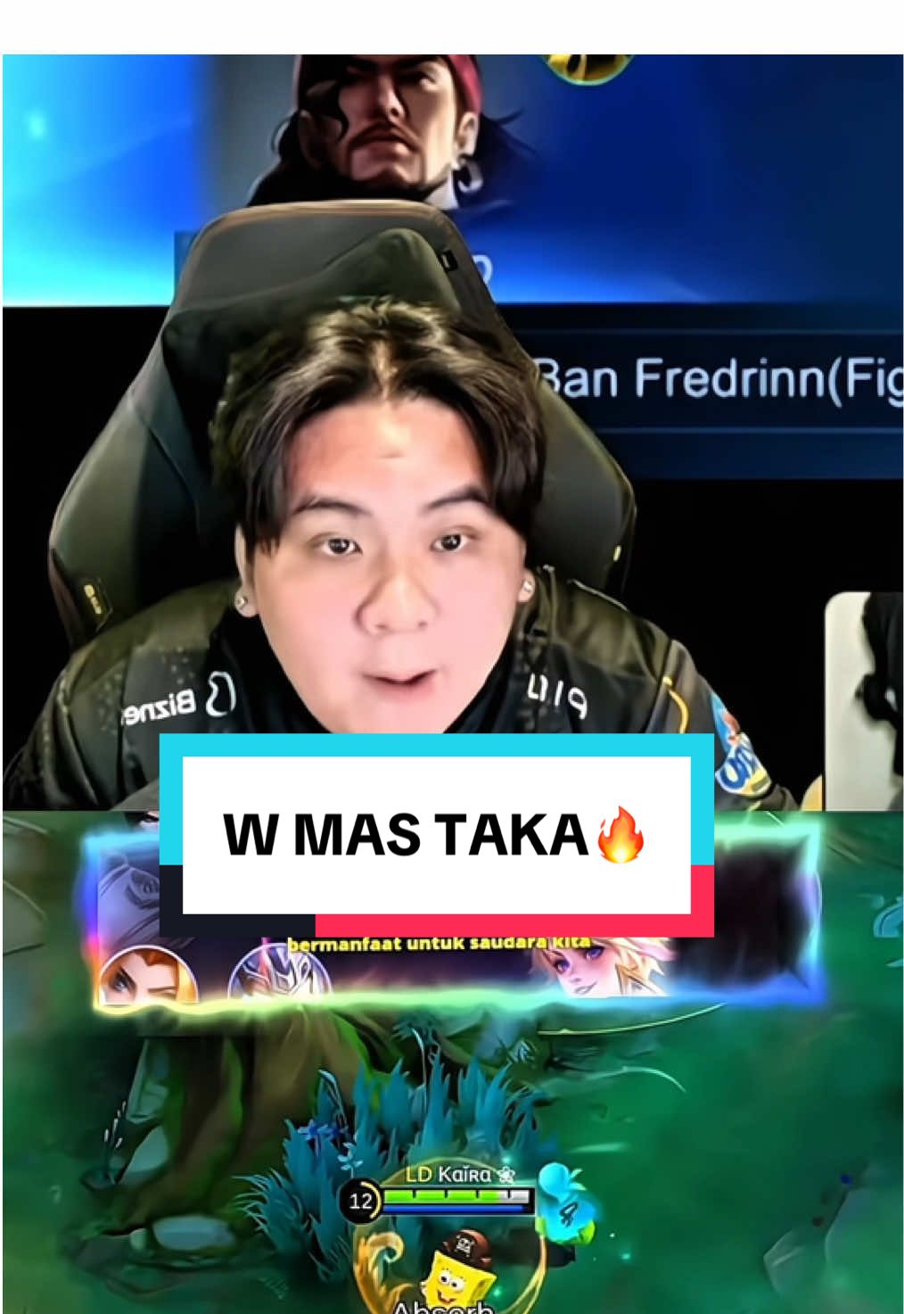 GELOOO MAS @Takaaa | Takapedia 🔥 berkah selalu mas taka #MLBBXSpongeBob #MLBBFriendFest #MLBB #taka #luke @Steven Age 