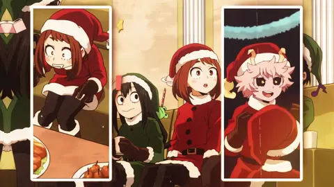 #MHA | it’s december guys 🥹 (sorry simple edit but i had to edit them to a christmas song 😭) #myheroacademia #bnha #anime #fyp 