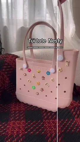 Túi tote form to đựng được nhiều đồ cho bạn nào cần #nesty #tuixach #tuitote #xuhuong #muataitiktokshop 