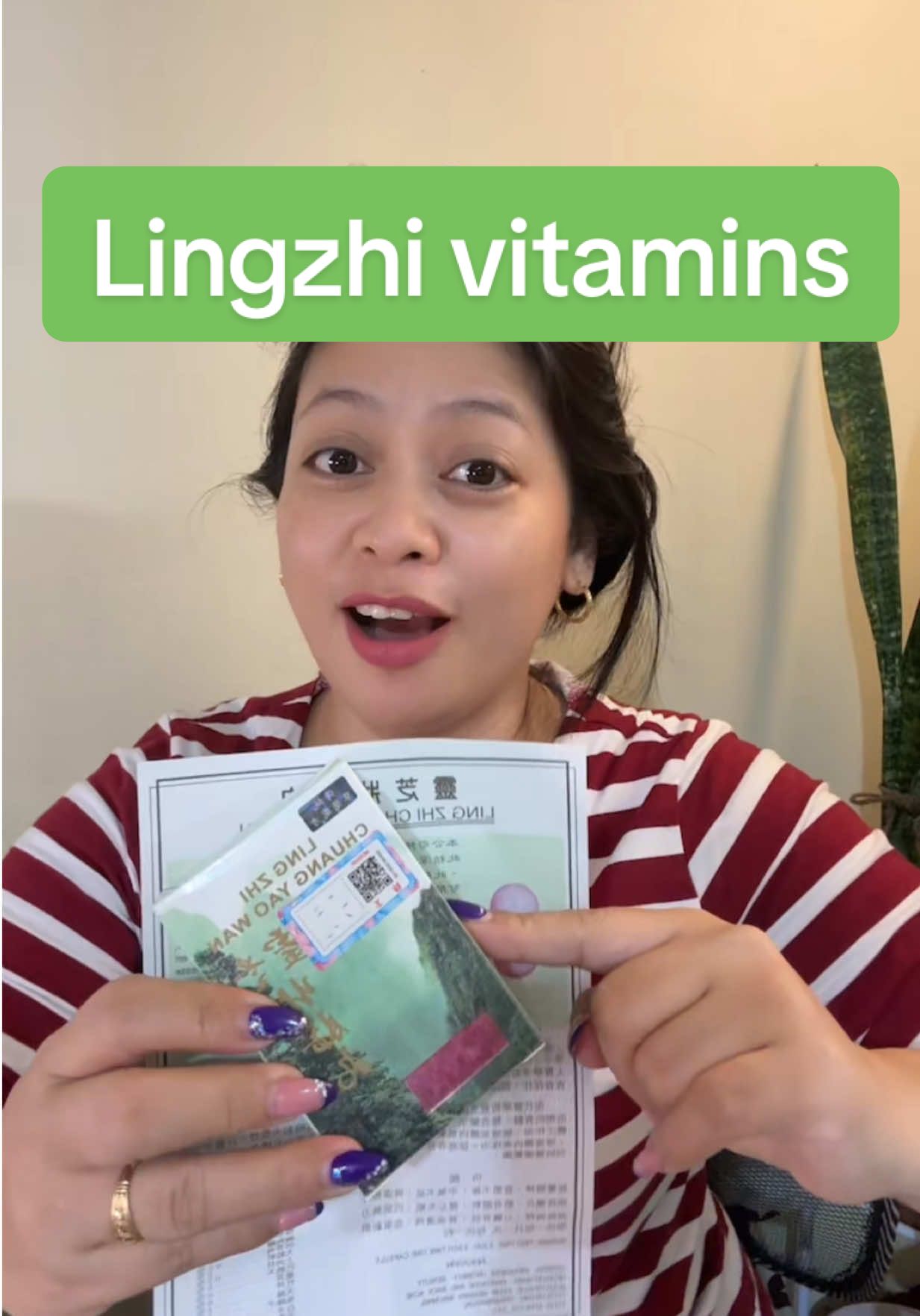 Nakakagana? Bakit iba ang nasa leaflet? i better ask my doctor muna pala 🥰 #supplements #lingzhi i will give you an update