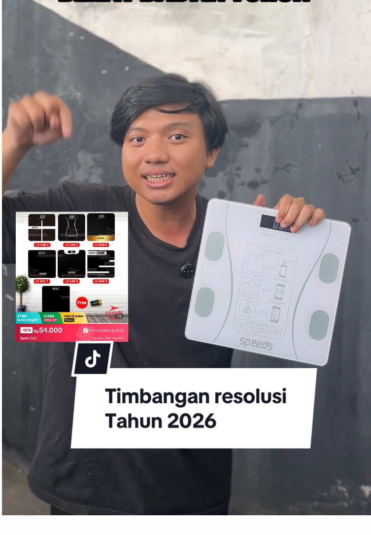 Revolusi 2026 menurunkan berat badan, trus cek nya pake timbangan ini bisa konek ke hape kalian biar tau perkembangan progres kalian #promomakanharian #timbangan #promoguncang1212 #gajiansale #paydaysale 