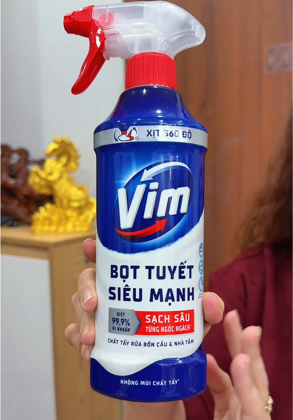 Bọt Tuyết Siêu Mạnh Tẩy Bồn Cầu, Nhà Tắm - Phiên Bản Mới #xuhuong #vimbottuyetsieumanh #tayboncauvim #huyenhomhinh365 