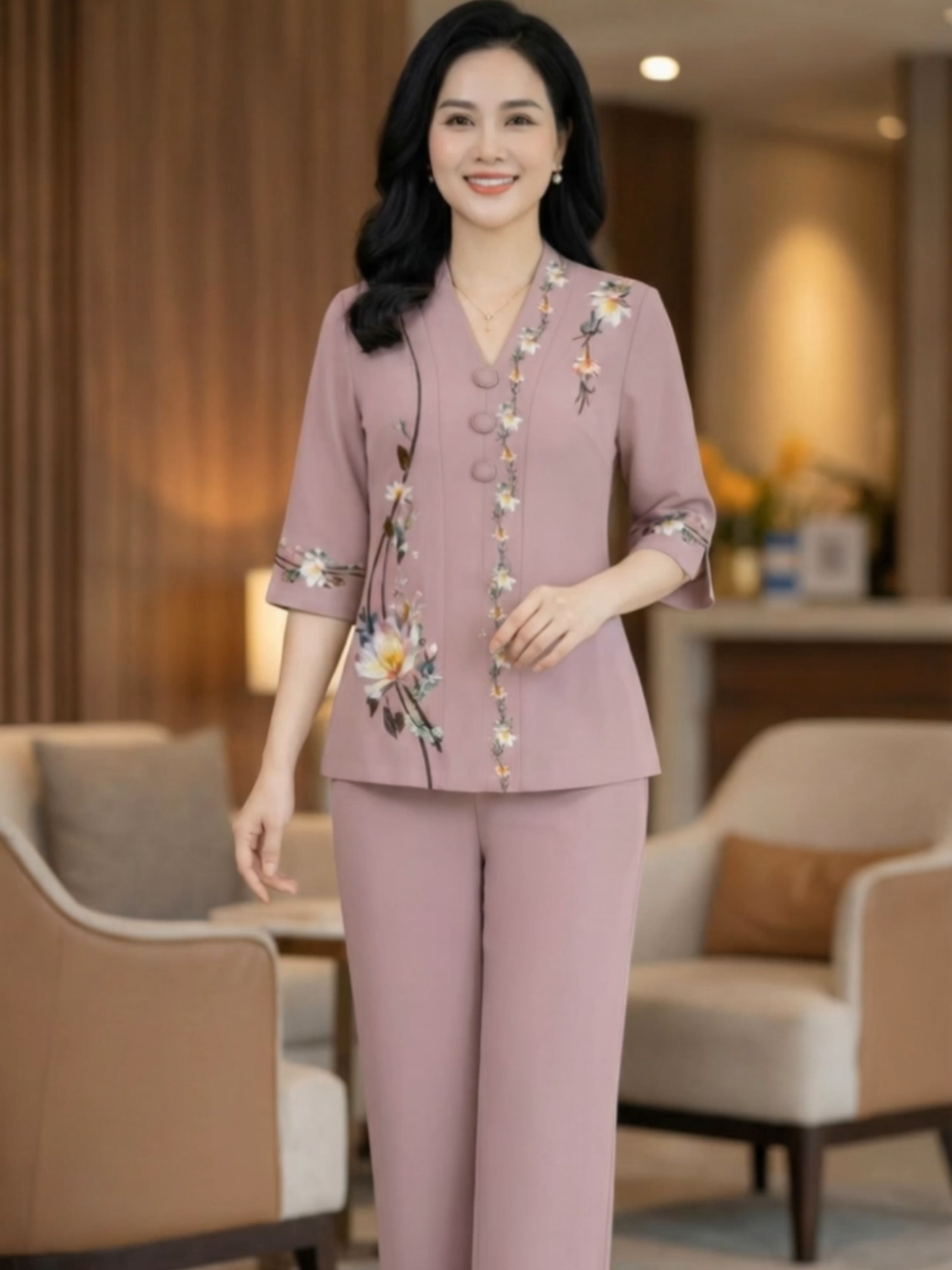 Diện lên là thấy ngay sự gọn gàng, tinh tế và rất dễ mặc #setbonu #bodoxinh #thoitrangtrungnien #bodotangme