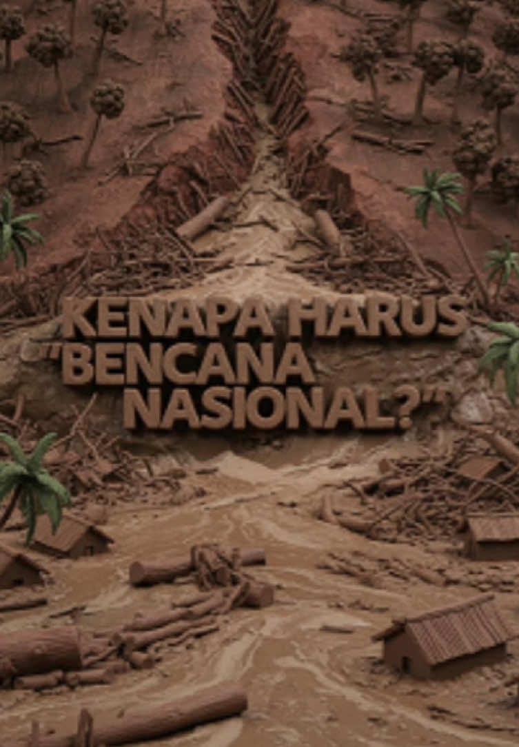 500+ MENINGGAL. Ratusan HILANG. 200.000 MENGUNGSI. 💔 Ini bukan sekadar data, ini NYAWA saudara-saudari kita di Sumatra! Skala bencana sudah TAK TERTANGANI oleh Provinsi. Desa hilang. Korban terus bertambah. Kondisi di lapangan JAUH dari kata baik. KENAPA INI BELUM JADI BENCANA NASIONAL?! Pentingnya status Bencana Nasional:  1️⃣ Negara ambil alih penanganan.  2️⃣ Anggaran Nasional terbuka otomatis (Bantuan CEPAT sampai!). Kita harus kawal dan suarakan ini agar penanganan bisa maksimal. Jangan biarkan mereka berjuang sendiri. #BencanaSumatra #BencanaNasional #KawalBantuan #IndonesiaBerdampak 