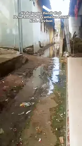 Sudah beberapa hari ini banjir rob parah di sekitar pesisir Cirebon timur dan Brebes barat #banjirrob #banjir #airrob #pantura #pesisirutara 