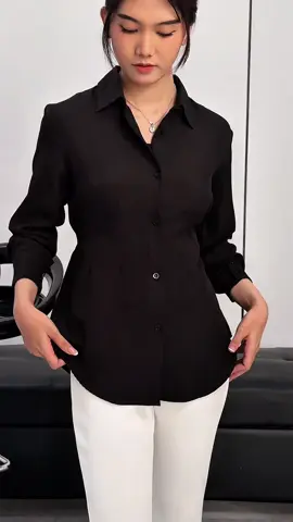 Kemeja super satset dipake acara formal/nonformal gaskeun besti #kemeja #fashion #tren #atasanwanita #fyp 