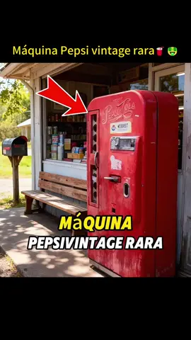 Máquina Pepsi vintage rara  #elpreciodelahistoria#globoaerostatico#antiguedades#colección#coleccionista