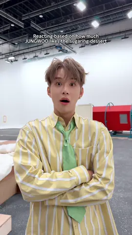 Reacting based on how much JUNGWOO likes the sugaring dessert #JUNGWOO  #SUGAR #JUNGWOO_SUGAR  #NCT #NCT127