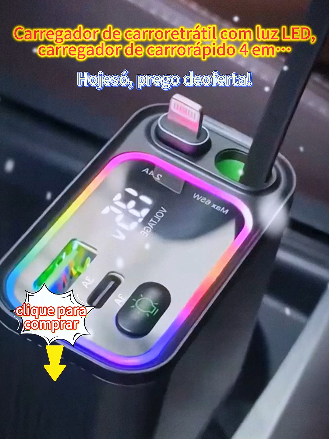 B1-Cargador rápido para coche  #tiktokmademebuyit #tiktokshopblackfriday #tiktokshop #foryour