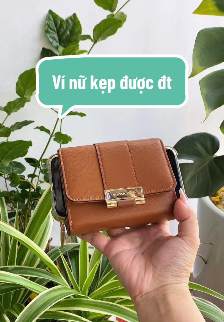 Ví nữ có thể kẹp được điện thoại #vinu #vinumini #vinudep #videp #viral 