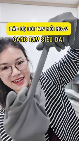 Từ ngày dùng gang tay này thấy rửa bát dọn bếp chăm hẳn luôn #gangtaynhabep #gangtayruabat #gangtaylocknlock #lockandlock #dandanreview 