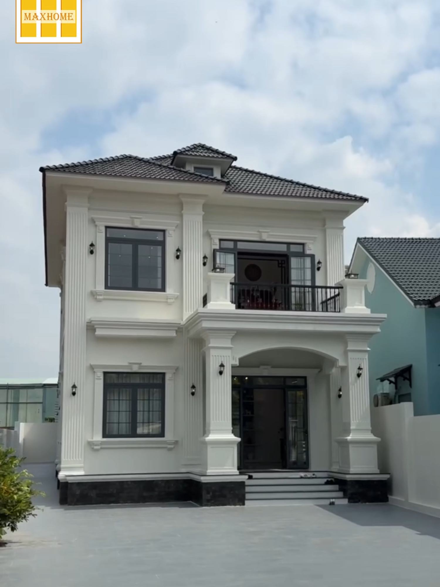 Nhiều bác quan tâm mẫu nhà này quá nên em sẽ báo cho các bác để dự trù kinh phí nhé #nhavuondep #maxhome #nhapho #xaynhatrongoi #nha2tang #nhatancodien #xaynhatrongoi #thietkenhadep