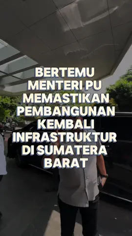 Sebagai Anggota DPR RI Fraksi Partai Gerindra @fraksipartaigerindra, setelah tadi malem bertemu Menteri PKP, hari ini kami bertemu Menteri PU Pak Dody Hanggodo untuk memastikan pembangunan kembali infrastruktur yang ada di Sumatera Barat.  Langkah ini sejalan dengan komitmen Presiden Republik Indonesia Bapak Prabowo Subianto @prabowo dalam kunjungannya ke Sumatera Barat yang memastikan pembangunan kembali seluruh infrastruktur yang rusak akibat banjir dan longsor.  Ini adalah komitmen kami selaku anggota DPR RI untuk terus bekerja demi masyarakat Sumatera Barat. Sesuai arahan Pak Prabowo @prabowo Kader Gerindra @gerindra harus selalu hadir dan bermanfaat bagi masyarakat. #AndreRosiade #Gerindra