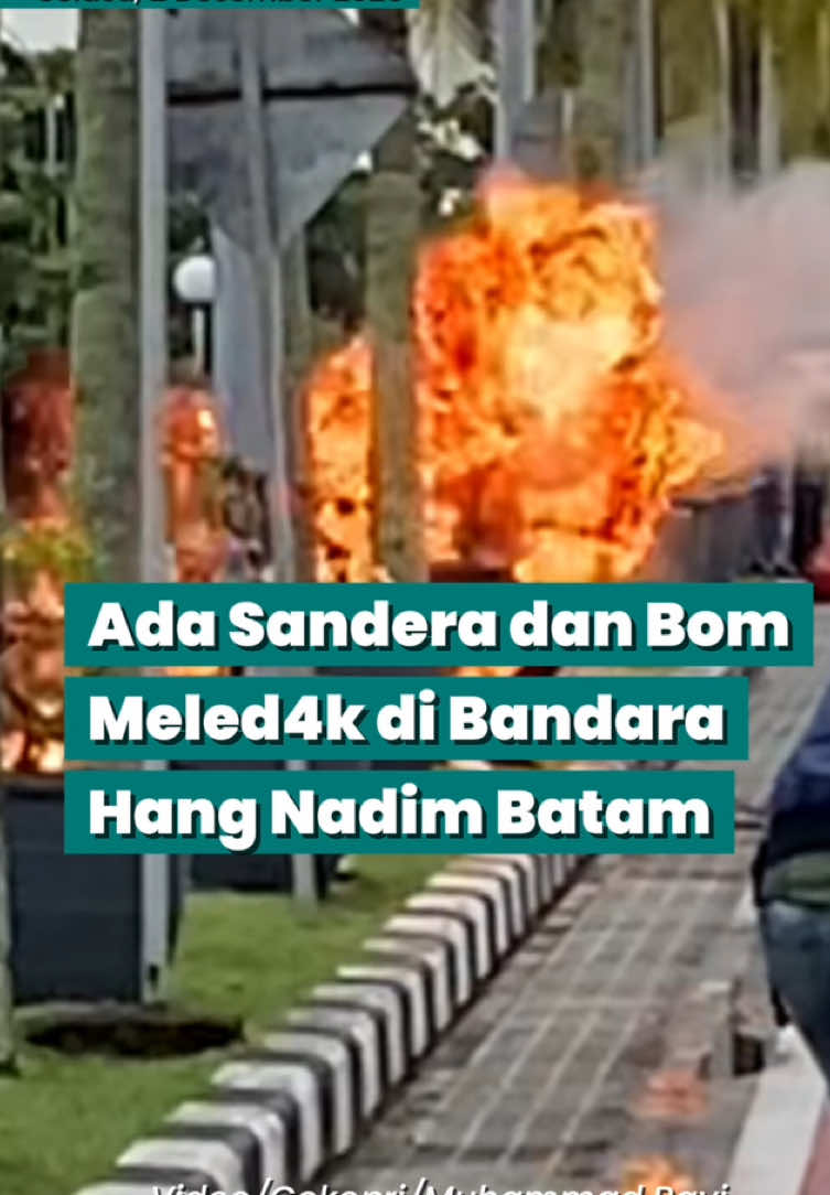 Suasana di Bandara Internasional Hang Nadim Batam, mencekam, Selasa (2/12/2025) sekitar pukul 13.30 WIB. Tiga orang bersenjata laras panjang menyandera seorang petugas bandara di area parkir. Beberapa kali penyandera menembakkan senjata ke udara.  selengkapnya di gokepri.com