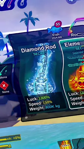 Diamond Rod - Winter New Island ❄️ - #fishit #fishitroblox #roblox #talon 