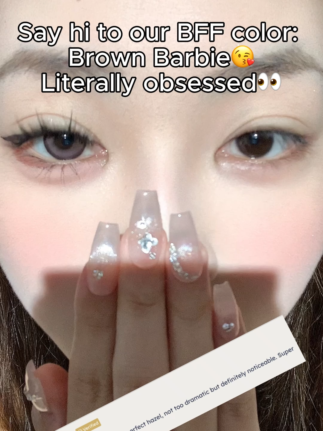 December BFF color： Brown Barbie Literally Obsessed🧡 #lensesinspo #contact #contactlenses #contactlens #beauty #fypツ #OOTD #grwm #Aesthetic #cofancylenses #lenslover #cofancy #dailylenses #cofancyfam #review #lenses #fyp #brownlenses #December #decemberaesthetic