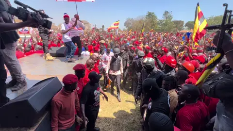 Arriving in Zirobwe for our first rally in Luweero District 