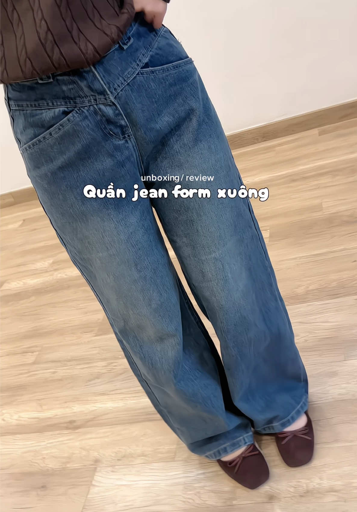 Quần jean form xuông #quanjean #quanjeanongsuong #thoitrang #quanjean #minnriviu 