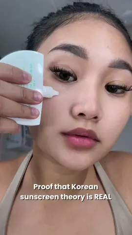 No white cast at all + glowy skin! @Dr.Althea US  #sunscreen #dewyskin #spf #nowhitecast #draltheabloomers 