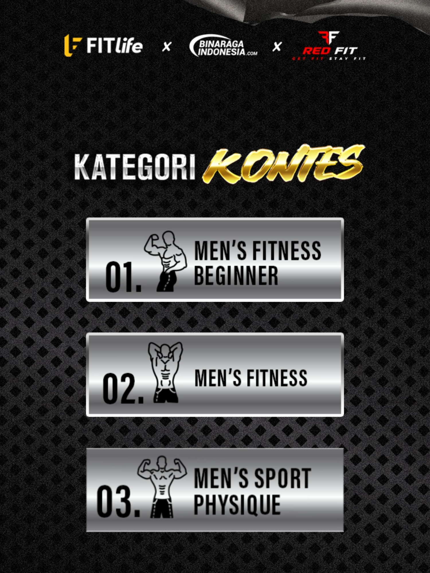 H-2 menuju FOC Manado. Ini waktunya pelan sedikit, jaga tenaga, dan pastiin tubuh dapet istirahat yang layak. Tiga kategori—Men’s Fitness Beginner, Men’s Fitness, dan Men’s Sport Physique—udah nunggu para atlet tampil tanpa ragu. Dua hari terakhir bukan soal latihan keras… tapi soal tenang, fokus, dan siap naik panggung dengan kepala dingin. Manado, kita lihat siapa yang datang paling siap. #MulaiFITlife #FITlife #GoFITlife #HonestNutrition #FOC2025 #FITlifeOpenCamphionship #BodyContestIndonesia #FitnessIndonesia #fitnesstok #fypシ #BodyBuilding #BodyContestManado #FOCManado2025