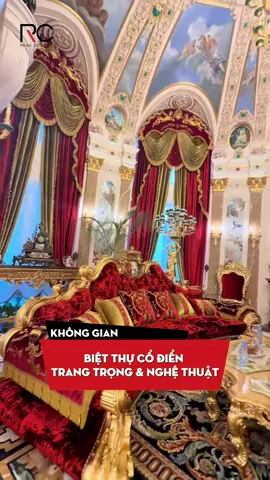 Biệt thự sang trọng đẳng cấp cùng tấm PVC FOAM gắn phào chỉ 😘#tampvcfomeganphao #thietkethicong #realclassic #tancodien #bietthu 