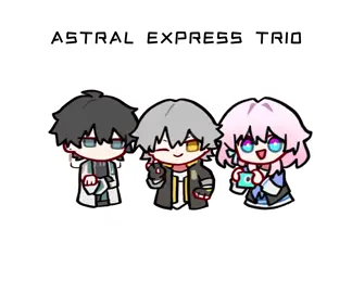 Trio #HonkaiStarRail #hoyoverse #fanart #evernight #danheng 