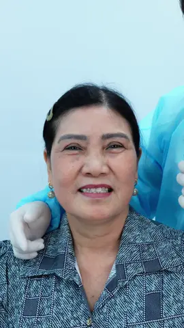 Cân chỉnh khuôn mặt cho chị này trẻ ra được bao nhiêu tuổi đây mấy chị #cangda #caymo #catmi #thammy #thaydoi