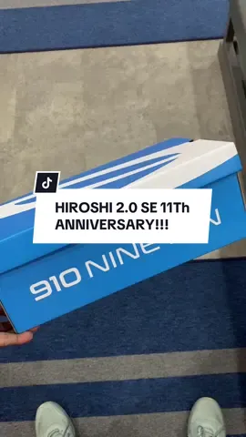 Special edition 11th anniversary 910 nineten, menghadirkan sepatu pertama yang berdesain elegan, dan mewah yang pastinya kece banget buat kamu pake lari nya. Buruan CO sekarang juga di dalam live yaa!! Biar kalian ga kehabisan sepatu limited edition ini gaiss😍 #910shoes #910nineten #hiroshi20 