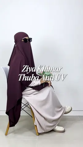 Rekomendasi buat sisters yang pengen khimar anti uv selain mazen, bisa pilih Ziya Khimar. Kualitas premium dengan bahan thuba anti uv by sultan 😍🥰 adem, flowy, stretch, nyaman banget dipakai ❤️ #zurilabel #zurilabelkhimar #hijabsyari #zurilabelabaya #khimarabaya 