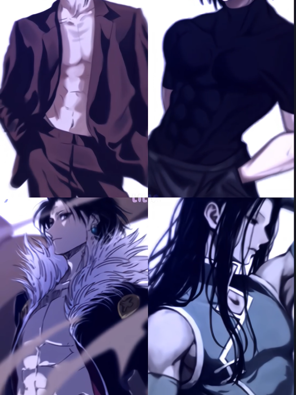 #hisoka #feitan #chrollo #illumi #hxh  cr : @gokaizenrealcuy 