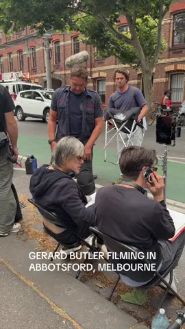 He was 2 metres away 🤗 #gerardbutler #denofthieves #celebritynews #celebspotting #empirecity