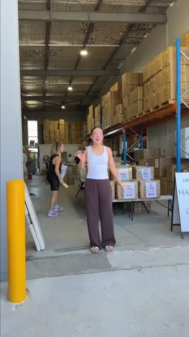 You already know it!! Our Brisbane Warehouse Sale is kicking off tomorrow for our VIP day. We have been prepping extra hard today! #fyp #louenhide #warehousesale 
