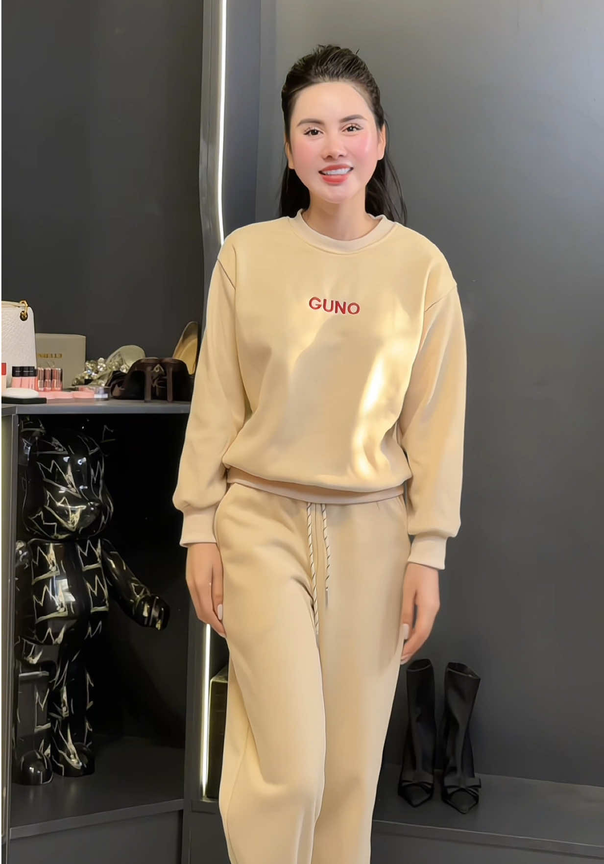 Bộ quần áo nỉ thể thao bo gấu ##viral##quynhchana##setni