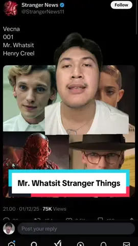 vecna pas jadi mr. whatsit terlalu cakep #fypシ #foryou #foryoupage 