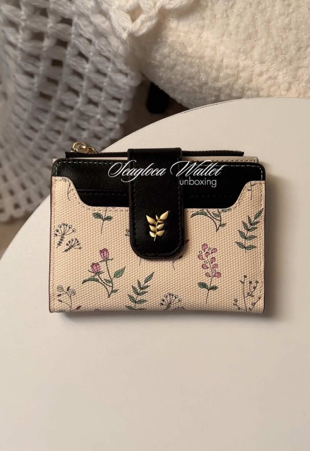 new everyday wallet from @Seaglocabagph ✨ prettiest floral wallet!🌸✨ #wallet #seaglocawallet #floralwallet #seagloca #classywallet 