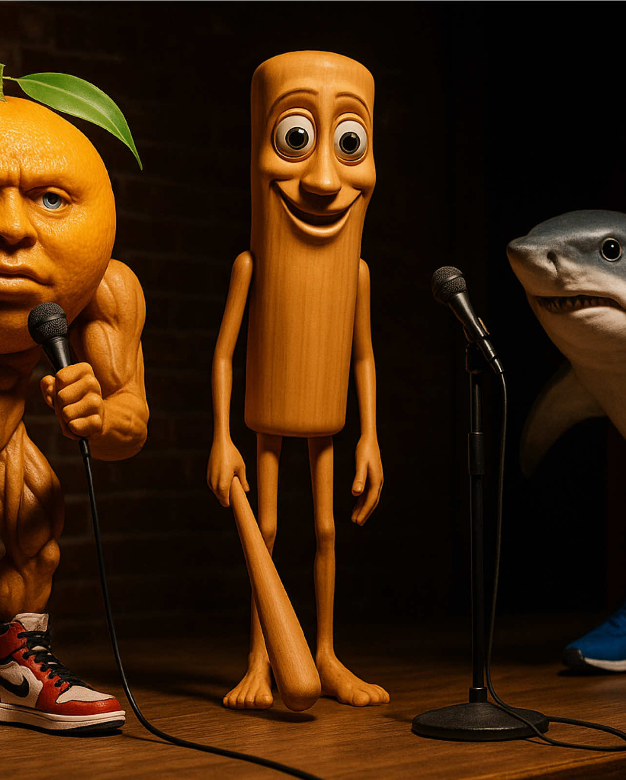 Italian Brainrot Standup Comedy! 😂 🎤 #italianbrainrot #ballerinacappuccina #tungtungtungsahur #fyp #funny 