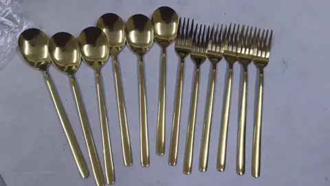 Korean Cutlery Style Fork & Spoon  #Legit #fyp #koreanstyle #affordable ##aesthetics  Dito ko Nabili👇