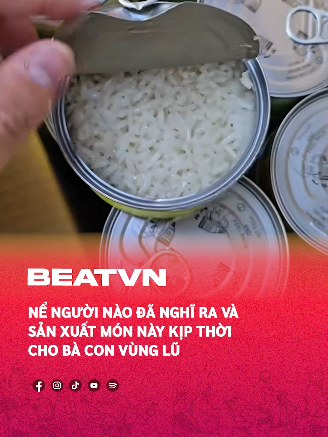 Cơm trắng đóng hộp - hàng cứu trợ thiết thực cho bà con vùng lũ #beatvn #beatnetwork #cuutro #mientrung #PhuYen
