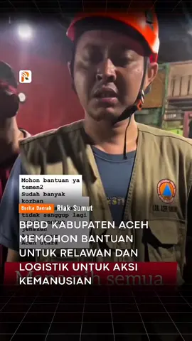 Momen BPBD Aceh menyerukan bantuan relawan dan tambahan logistik terekam jelas dalam video ini. Kondisi di lapangan terus memburuk setelah bencana besar melanda Pulau Sumatera. Tim evakuasi bekerja siang dan malam, namun jumlah personel yang terbatas membuat penanganan korban berjalan sangat berat. Banyak titik yang masih sulit dijangkau, sementara laporan korban terus bertambah setiap jam. Dalam seruan tersebut, BPBD Aceh menegaskan bahwa mereka membutuhkan dukungan relawan dari berbagai sektor, baik tenaga evakuasi, medis, maupun logistik untuk mempercepat penanganan kemanusiaan. Kebutuhan mendesak seperti peralatan evakuasi, kantong jenazah, makanan siap saji, obat-obatan, hingga perlengkapan perlindungan masih sangat minim. Video ini menggambarkan betapa krusialnya bantuan tambahan agar proses pencarian, evakuasi, dan penanganan korban tidak terhambat. BPBD mengajak seluruh pihak yang mampu untuk turun tangan demi menyelamatkan lebih banyak nyawa dalam situasi darurat ini. #RiakSumut #BPBDAceh #PrayforSumut #BencanaAlam #Sumut