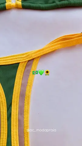 Biquíni do Brasil, bem tendência 💛🇧🇷 #biquini #lojavirtual #beachwear #modapraia #saidadepraia 