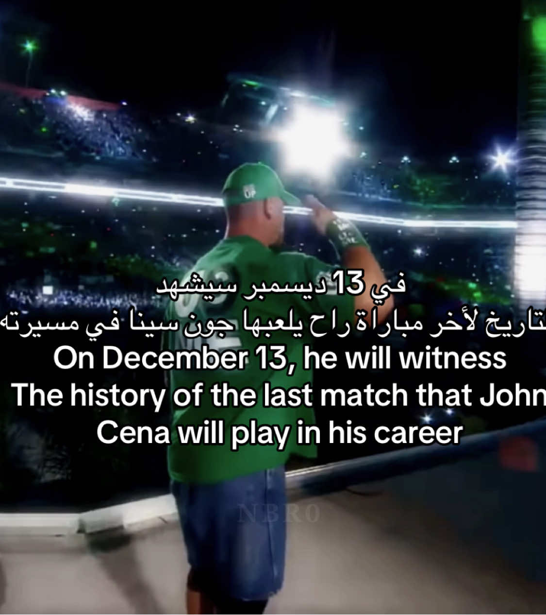 13 يوم وماراح نشوف جون سينا بالحلبة مره ثانيه : Thank you Cena🤍 #edit #WWE #wrestling #sad #johncena 