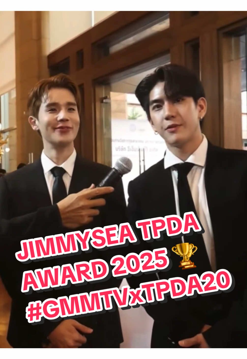 JIMMYSEA TPDA AWARD 2025 🏆 #GMMTVxTPDA20 #jimmyyjp #sea_tawinan #JimmySea #จิมมี่ซี @Jimmy_Jitaraphol @Sea_tawinan 