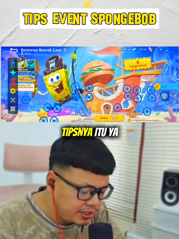 tutorial auto clicker event spongebob #MLBBXSpongeBob #MLBBFriendFest #MLBB #fyp #viral 