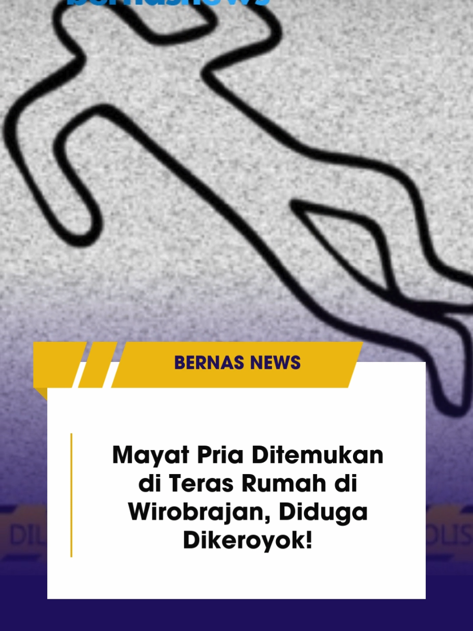 Seorang pria berinisial NP, warga Ngampilan, ditemukan tewas di teras sebuah rumah di Ketanggungan, Wirobrajan, Senin pagi. Korban yang menumpang tinggal di rumah itu ditemukan pemilik rumah sekitar pukul 05.00 WIB. Polisi menyebut kondisi korban penuh luka: mata lebam, bagian belakang kepala sobek diduga akibat pukulan helm, serta jempol kaki pecah. Dugaan sementara, korban tewas akibat pengeroyokan oleh lebih dari satu pelaku. Sejumlah terduga pelaku—yang disebut masih satu tongkrongan dengan korban—sudah diamankan untuk pemeriksaan.  Polisi memastikan identitas para pelaku telah dikantongi dan pengungkapan kasus segera dilakukan. Simak update berita terbaru lainnya di bernasnews.com #bernasnews #jogja #wirobrajan #kriminal #pengeroyokan 