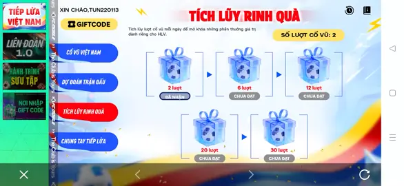 vào làm nhiệm vụ đổi quà cầu thủ VN nha ae  #xh tik tok đi ae#fcmobilevn#fc26